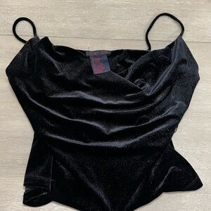 Ralph Lauren Black Velvet Camisole
